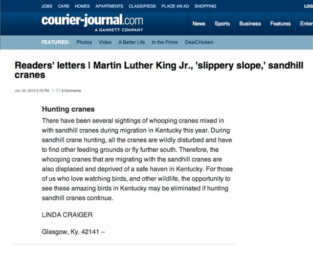 Courier Journal Letter to Ed._20 Jan 2013